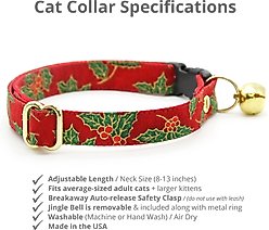 Made By Cleo Crimson Berry Cat Collar slide 2 of 4