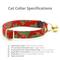 Show in main carousel: Made By Cleo Crimson Berry Cat Collar slide 2 of 4