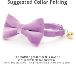 Made By Cleo Velvet Lavender Cat Bow Tie slide 2 of 2