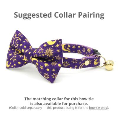 Show full view: Made By Cleo Moonlight Purple Cat Bow Tie slide 2 of 2