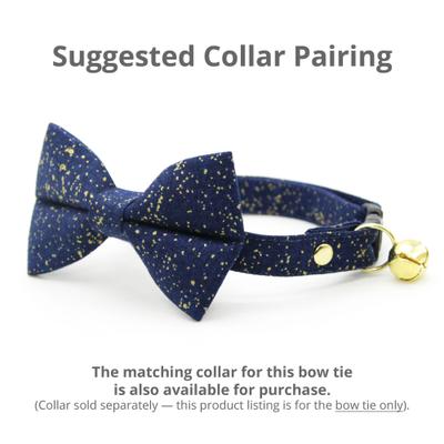 Show full view: Made By Cleo Starry Night Cat Bow Tie slide 2 of 3