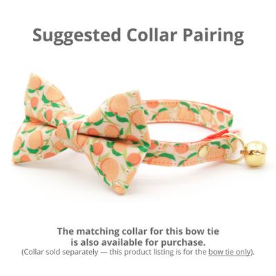 Show full view: Made By Cleo Just Peachy Cat Bow Tie slide 3 of 3