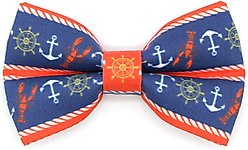 Made By Cleo Nautical Navy Cat Bow Tie