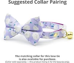 Made By Cleo Periwinkle Peony Cat Bow Tie slide 2 of 3