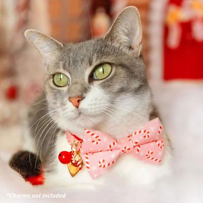 Show full view: Made By Cleo Candy Christmas Cat Collar slide 3 of 4