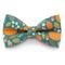 Show in main carousel: Made By Cleo Pumpkin Patch Teal Cat Bow Tie slide 1 of 4