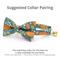 Show in main carousel: Made By Cleo Pumpkin Patch Teal Cat Bow Tie slide 3 of 4