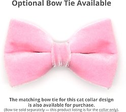 Made By Cleo Velvet Ballet Pink Cat Collar slide 2 of 4