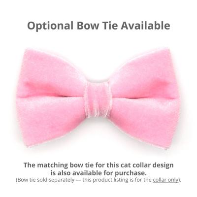 Show full view: Made By Cleo Velvet Ballet Pink Cat Collar slide 4 of 5