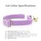 Show in main carousel: Made By Cleo Velvet Lavender Cat Collar slide 3 of 4