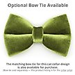 Show in main carousel: Made By Cleo Velvet Leaf Green Cat Collar slide 4 of 6