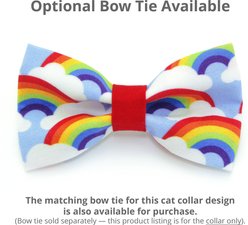 Made By Cleo Retro Rainbow Cat Collar slide 2 of 5