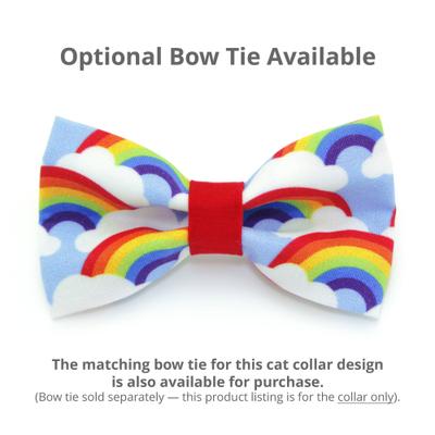Show full view: Made By Cleo Retro Rainbow Cat Collar slide 6 of 6