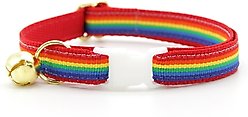 Made By Cleo Retro Rainbow Cat Collar