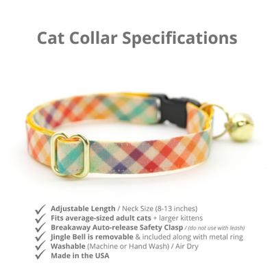 Show full view: Made By Cleo Golden Hour Cat Collar slide 2 of 5