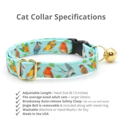 Show full view: Made By Cleo Birds of a Feather Cat Collar slide 2 of 5