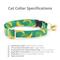 Show in main carousel: Made By Cleo Going Bananas Green Cat Collar slide 2 of 5