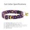 Show in main carousel: Made By Cleo Moonlight Purple Cat Collar slide 2 of 4