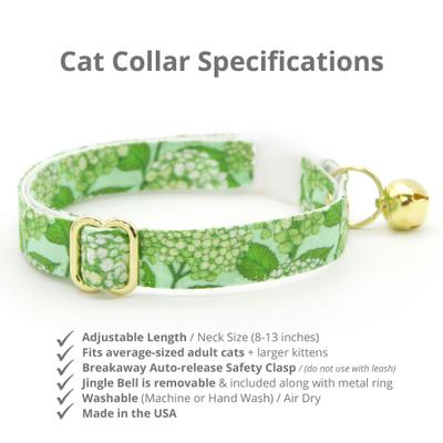 Show full view: Made By Cleo Hydrangea Hill Cat Collar slide 2 of 4