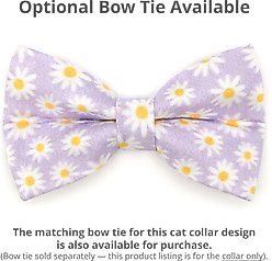 Made By Cleo Daisies Purple Cat Collar slide 2 of 4
