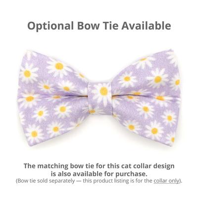 Show full view: Made By Cleo Daisies Purple Cat Collar slide 4 of 4