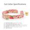 Show in main carousel: Made By Cleo Pretty In Peony Pink Cat Collar slide 2 of 4