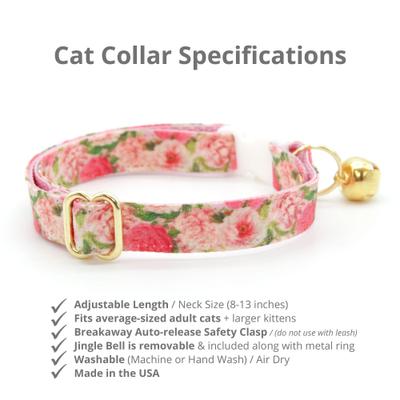 Show full view: Made By Cleo Pretty In Peony Pink Cat Collar slide 2 of 4