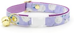 Made By Cleo Periwinkle Peony Cat Collar