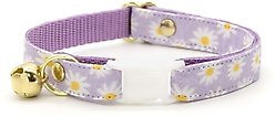 Made By Cleo Daisies Purple Cat Collar