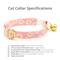 Show in main carousel: Made By Cleo Daisies Pink Cat Collar slide 2 of 4