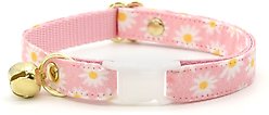 Made By Cleo Daisies Pink Cat Collar