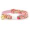 Show in main carousel: Made By Cleo Pretty In Peony Pink Cat Collar slide 1 of 4