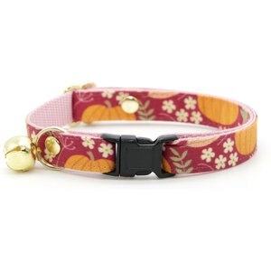 Made By Cleo Pumpkin Patch Cranberry Cat Collar