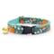 Show in main carousel: Made By Cleo Pumpkin Patch Teal Cat Collar slide 1 of 6