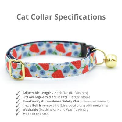 Show full view: Made By Cleo Berry Bramble Cat Collar slide 2 of 4