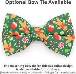 Made By Cleo Christmas Treats Green Cat Collar slide 2 of 5
