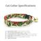 Show in main carousel: Made By Cleo Holiday Holly Cat Collar slide 2 of 5