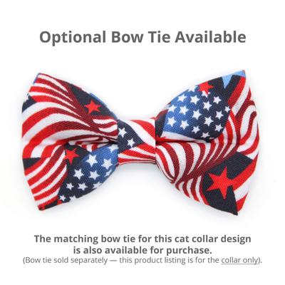 Show full view: Made By Cleo Stars & Stripes Cat Collar slide 4 of 5