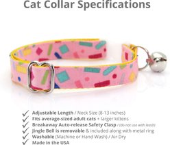 Made By Cleo Confetti Sprinkles Cat Collar slide 2 of 3