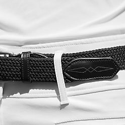 Equinavia Elsa Woven Stretch Horse Riding Belt, Black, X-Small/Small