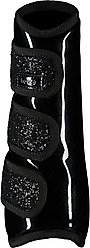Horze Protection Horse Boots with Glitter, Black, Warmblood slide 2 of 7