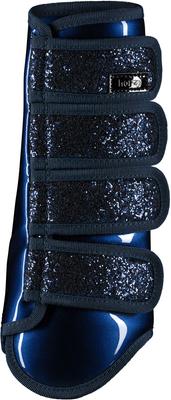 Show full view: Horze Protection Horse Boots with Glitter, Dark Blue, Pony slide 5 of 6