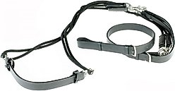 Horze De Gogue Aid Horse Reins, Black, Pony
