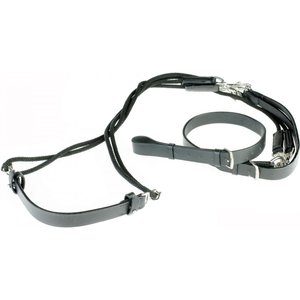 Horze De Gogue Aid Horse Reins, Black, Pony