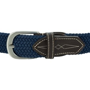 Equinavia Elsa Woven Stretch Horse Riding Belt, Navy, Medium/Large