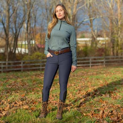 Show full view: Equinavia Siri Polo Horse Riding Belt, Brown/Navy, Large slide 3 of 5