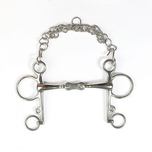 Horze French Link Pelham Horse Bit, 5