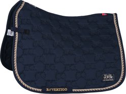 B Vertigo Monaco Dressage Horse Saddle Pad, Dark Navy