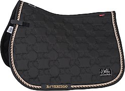 B Vertigo Monaco All Purpose Horse Saddle Pad, Asphalt Dark Grey