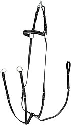 Horze Adjustable 3-Point Horse Breastplate, Black, Horse